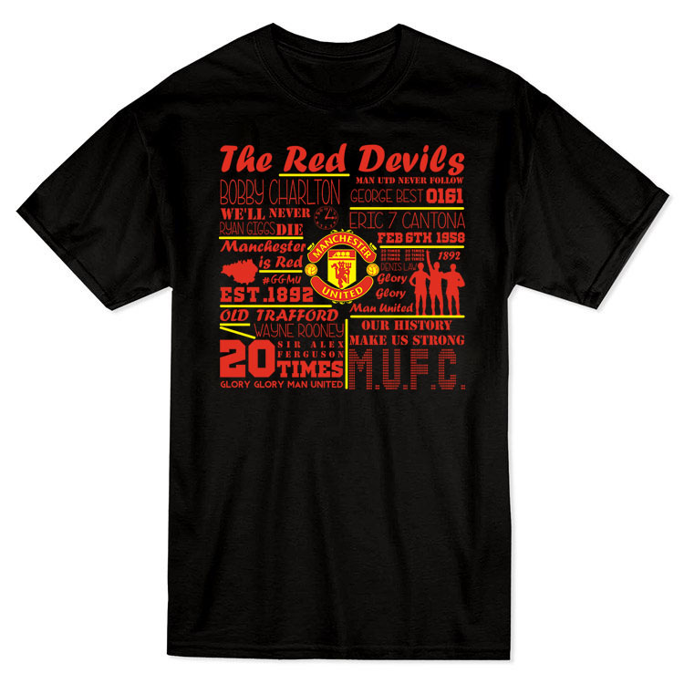 خرید تیشرت Manchester United | مشکی